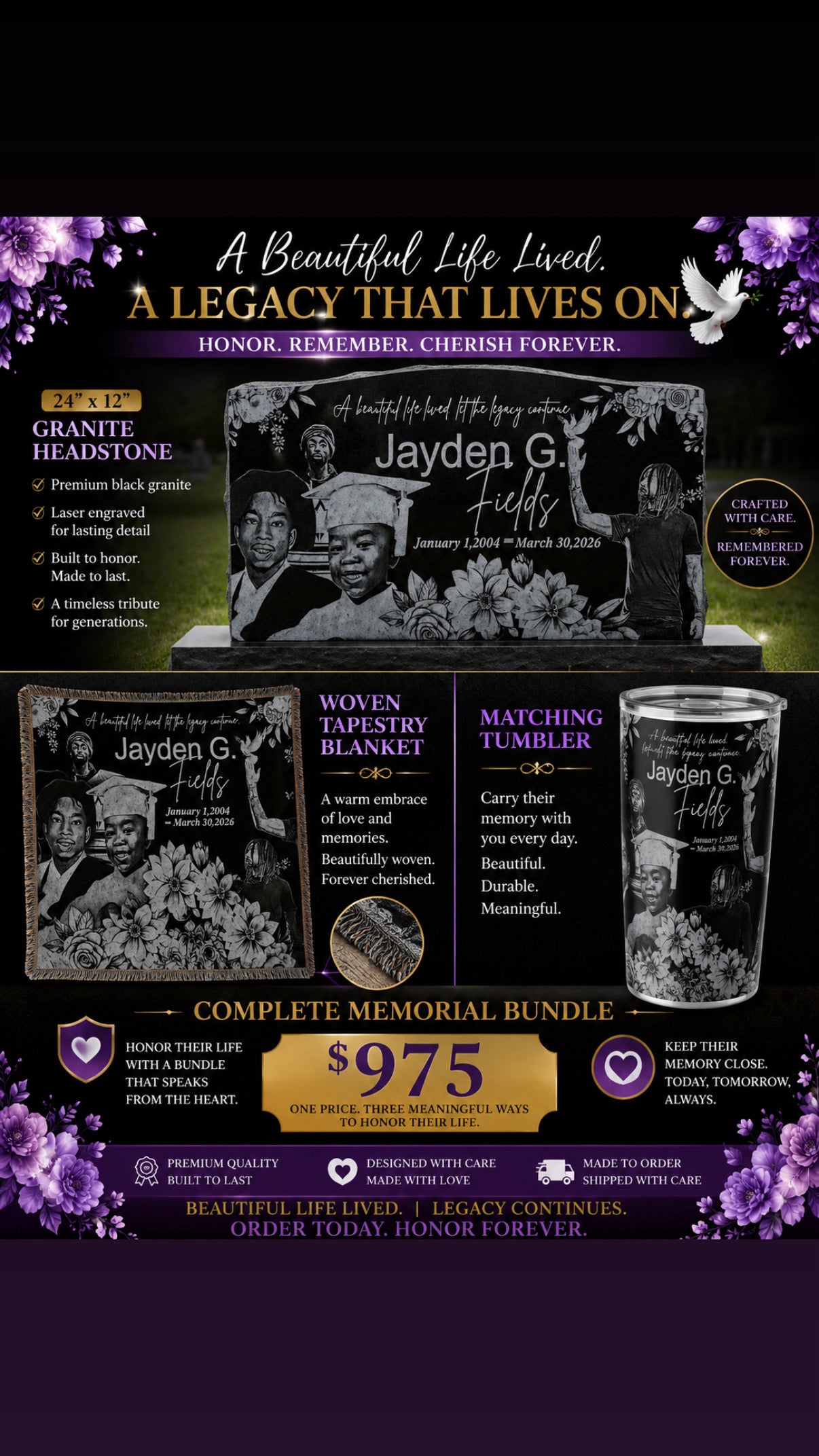 Custom Memorial Bundle